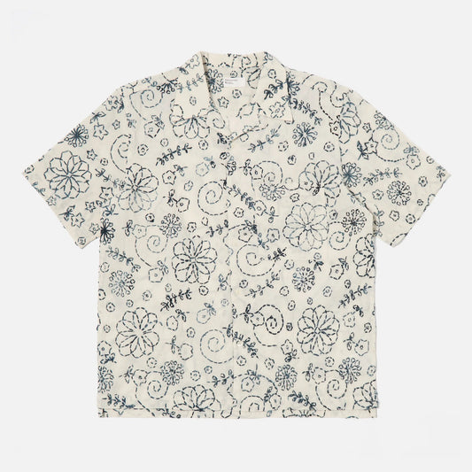 Camp Shirt Kantha Cotton