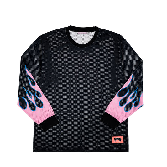 T-shirt Manches Longues Moto Flame