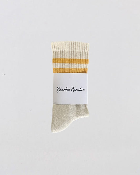 Mustard Striped Socks