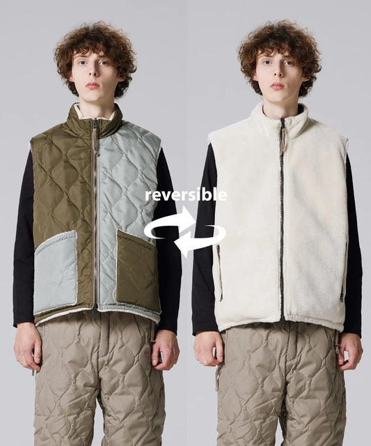 Veste sans manches - Military Reversible “Hi Neck” Down