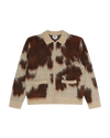 Obey Cow Pattern Zip Sweater