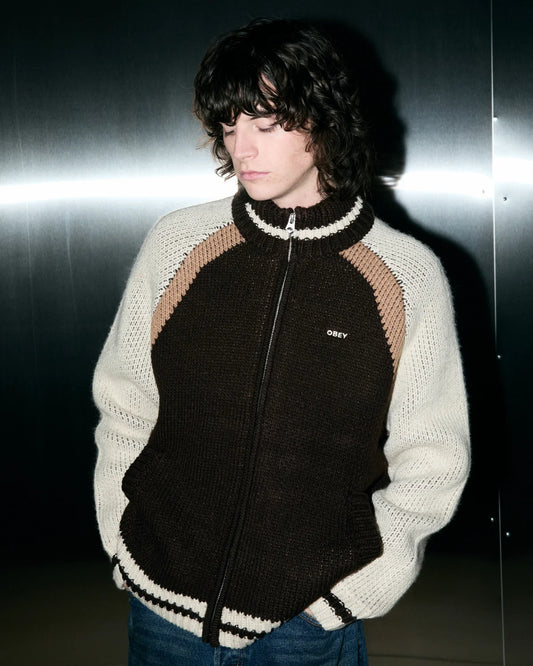 Obey aven zip up sweater
