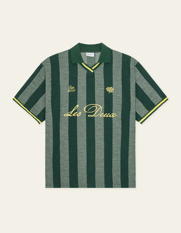 Stripe Jacquard Football Jersey