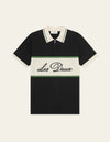 Knitted Zipper Polo