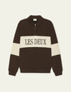 Zipper Rugby Sweatshirt