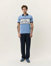 Knitted Zipper Polo