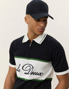 Knitted Zipper Polo