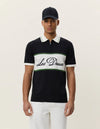 Knitted Zipper Polo