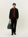 Corduroy Zipper Coach Jacket