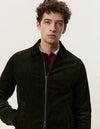 Corduroy Zipper Coach Jacket