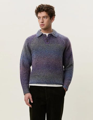 Gradient Knitted Polo