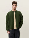 Knitted Roundneck Cardigan