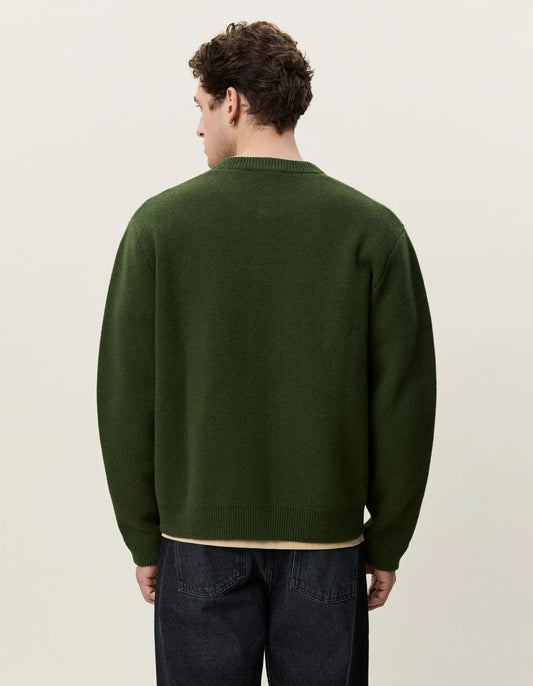 Knitted Roundneck Cardigan