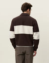Zipper Rugby Sweatshirt