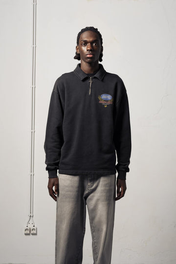 Premium Washed Fadeout Halfzipper