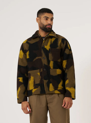 Field Jacket Swede Camo Fleece