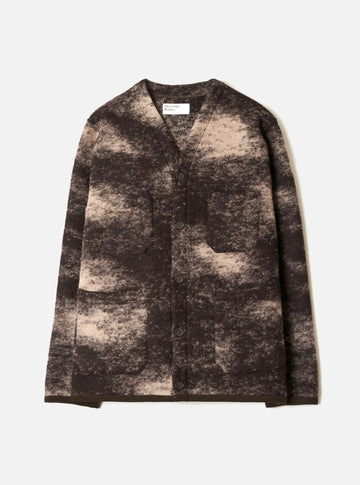 Cardigan Cloud Camo Knit