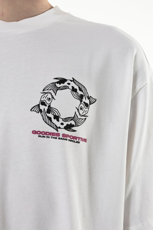 Carp White Tee