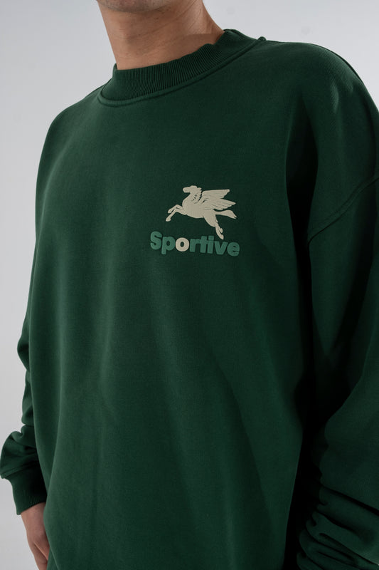 Premium Green Crewneck
