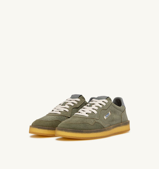 Medalist Low Man - Suede Leather Crepe