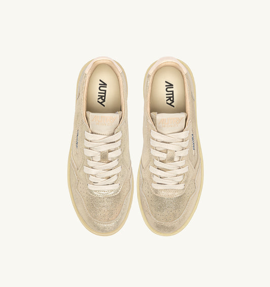Medalist Low Wom - Laminated Suede