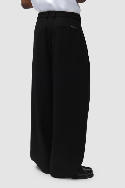Wool Pleated Gallery Pants