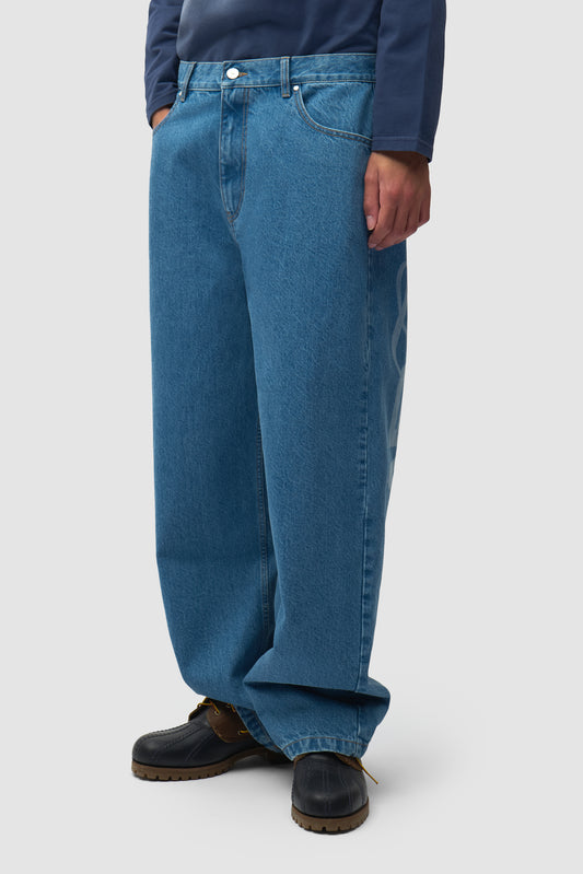 Stencil Uniform Denim Pants
