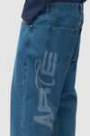 Stencil Uniform Denim Pants