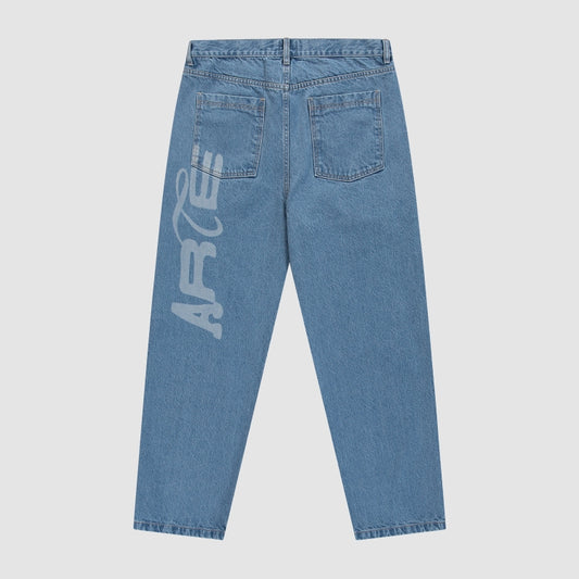 Stencil Uniform Denim Pants