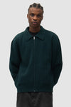 Cable Knit Zip Cardigan
