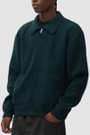 Cable Knit Zip Cardigan