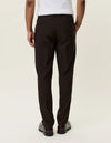 Brushed Twill Red Suit Pants
