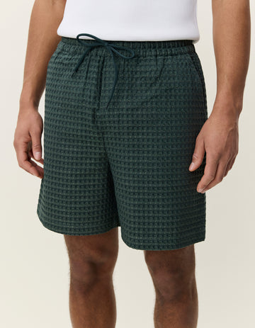 Check Seersucker Shorts