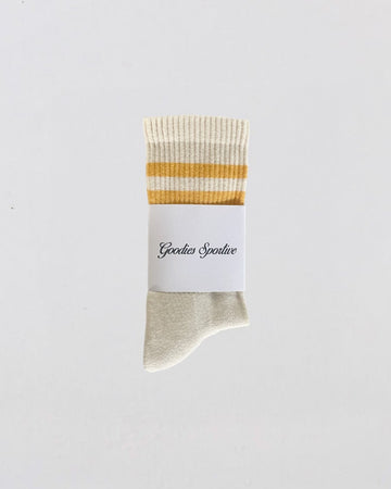 Mustard Striped Socks