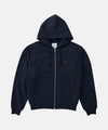 One Point Zip Hooded Sweatshirt