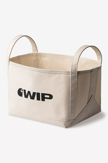 WIP Magazine Canvas Basket
