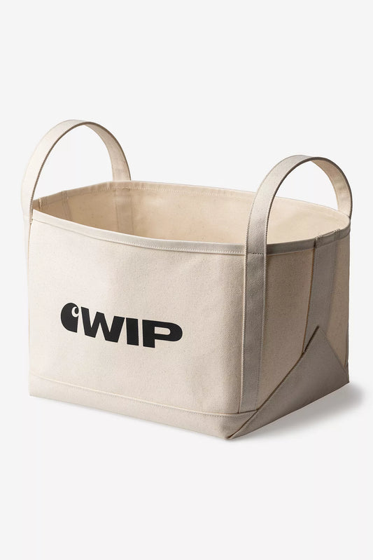 WIP Magazine Canvas Basket