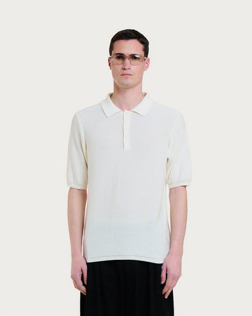 Italo Knitted Cotton Polo