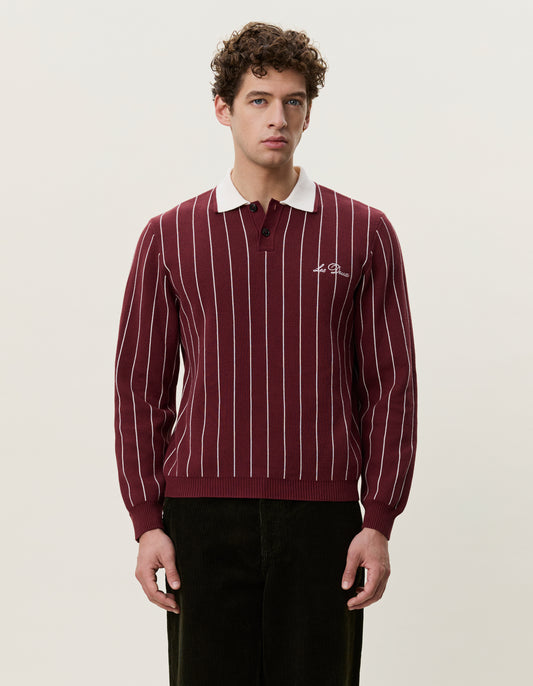 Signature Knitted LS Polo