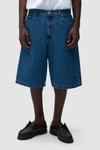 Round Pocket Denim Shorts