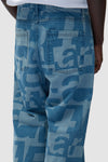 Denim Allover Pants