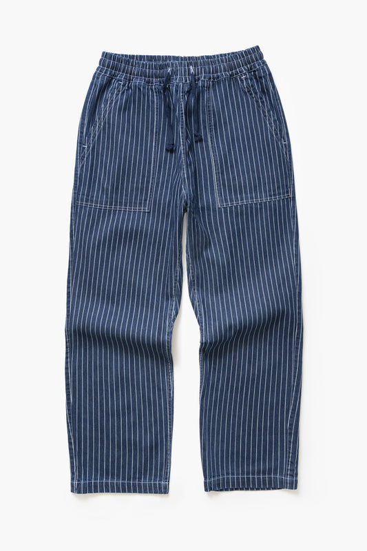 Pinstripe Denim Chef Pants