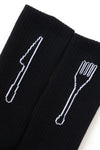 Knife & Fork Socks