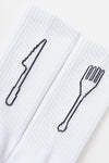Knife & Fork Socks