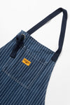 Pinstripe Denim Apron