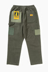 Patchwork Utility Chef Pants