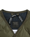 Veste Military Zip V Neck Down