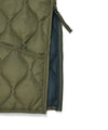 Veste Military Zip V Neck Down
