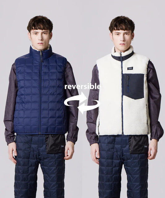 Veste sans manches - Down × Boa Reversible Down