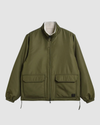 Non Down Military Reversible Boa Hi Neck JKT